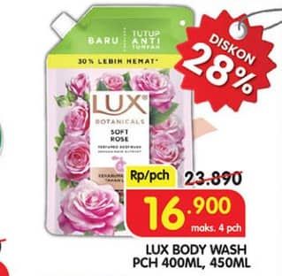 Promo Harga LUX Botanicals Body Wash 400 ml - Superindo
