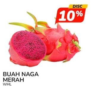 Promo Harga Buah Naga Merah per 100 gr - Indomaret