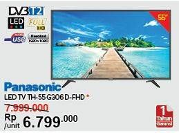 Promo Harga PANASONIC TH-55G306 | LED TV  - Carrefour
