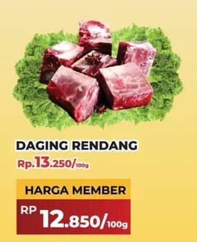 Promo Harga Daging Rendang Sapi per 100 gr - Yogya