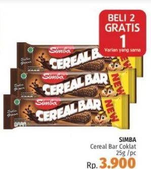 Promo Harga SIMBA Cereal Bar Coklat 25 gr - LotteMart