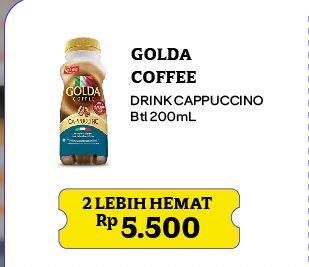 Promo Harga Golda Coffee Drink Cappucino 200 ml - Indomaret