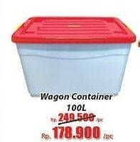 Promo Harga LION STAR Wagon Container 100 ltr - Hari Hari