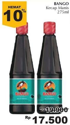 Promo Harga BANGO Kecap Manis 275 ml - Giant