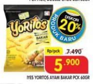 Promo Harga Iyes Yoritos Ayam Bakar 70 gr - Superindo