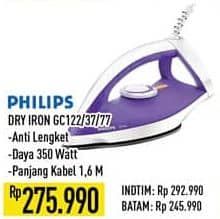 Promo Harga Philips Iron GC122 37, 77  - Hypermart