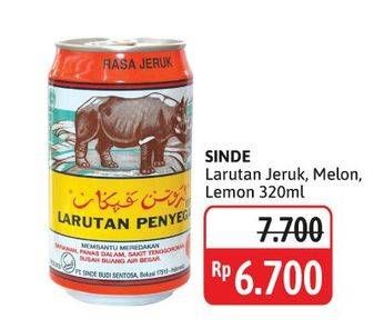 Promo Harga Cap Badak Larutan Penyegar Jeruk, Melon, Lemon 320 ml - Alfamidi