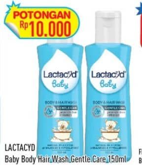 Promo Harga Lactacyd Baby Body & Hair Wash Extra Milky 150 ml - Hypermart