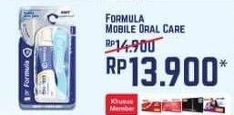 Promo Harga FORMULA Travel Pack Flip Mobile Oral Care Soft 2 pcs - Alfamart