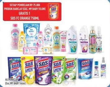 Promo Harga SOS Pembersih Lantai 750 ml - Hypermart
