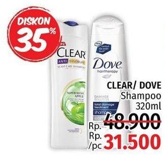 Promo Harga Clear/ Dove Shampoo  - LotteMart