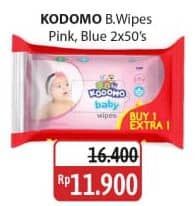 Kodomo Baby Wipes 50 pcs Diskon 27%, Harga Promo Rp11.900, Harga Normal Rp16.400