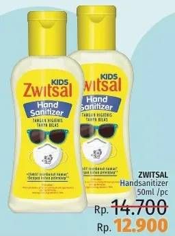 Promo Harga ZWITSAL Hand Sanitizer 50 ml - LotteMart