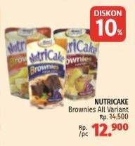 Promo Harga Nutricake Instant Cake Brownies All Variants  - LotteMart