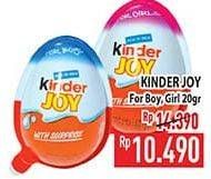 Promo Harga Kinder Joy Chocolate Crispy Girls, Boys 20 gr - Hypermart