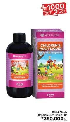 Promo Harga WELLNESS Children Multi Liquid 240 ml - Guardian