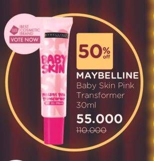Promo Harga MAYBELLINE Baby Skin Instant Pink Transformer 30 ml - Watsons
