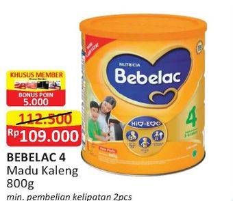 Promo Harga BEBELAC 4 Susu Pertumbuhan Madu 800 gr - Alfamart