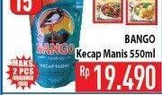 Promo Harga BANGO Kecap Manis 550 ml - Hypermart