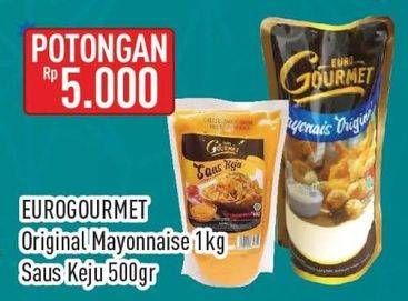 Promo Harga Eurogourmet Mayonnaise Original, Saus Keju 500 gr - Hypermart
