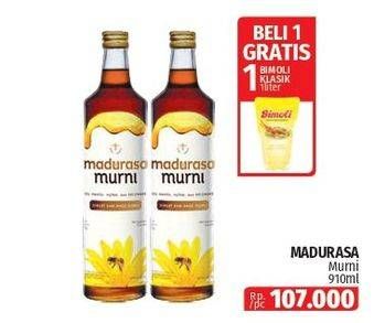 Promo Harga Madurasa Madu Murni 910 ml - Lotte Grosir