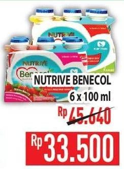 Promo Harga Nutrive Benecol Smoothies per 6 botol 100 ml - Hypermart