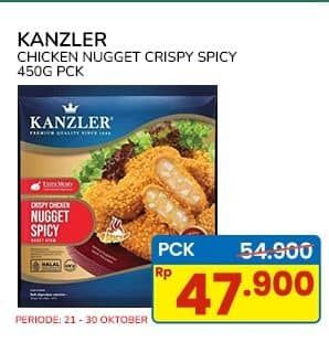 Promo Harga Kanzler Chicken Nugget Crispy Spicy 450 gr - Indomaret