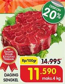 Promo Harga Daging Sengkel (Shankle)  - Superindo