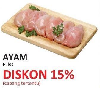 Promo Harga Ayam Fillet per 100 gr - Yogya