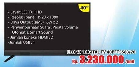 Promo Harga PHILIPS LED TV 40"  - Hari Hari