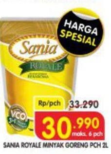 Promo Harga SANIA Minyak Goreng Royale 2000 ml - Superindo