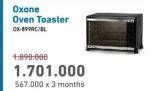 Promo Harga OXONE OX-899 RC | Oven Toaster  - Electronic City