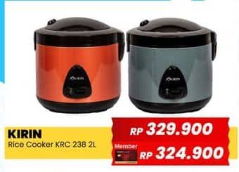 Promo Harga Kirin KRC-238  - Yogya