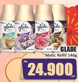 Promo Harga Glade Matic Spray Refill 146 ml - Hari Hari