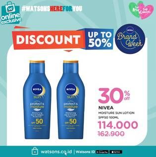 Promo Harga NIVEA Body Lotion SPF 50+ 100 ml - Watsons