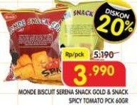 Promo Harga Monde Serena Snack Gold, Spicy Tomato 50 gr - Superindo