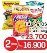 Promo Harga Happy Tos Tortilla Chips All Variants 140 gr - LotteMart