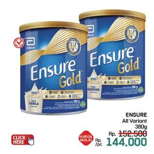 Promo Harga Ensure Gold Wheat Gandum All Variants 380 gr - LotteMart