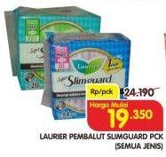 Promo Harga Laurier Super Slimguard Day 22.5cm 20 pcs - Superindo