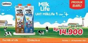 Promo Harga Milk Life UHT 1000 ml - Alfamidi