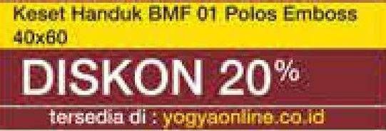 Promo Harga Fantastic Keset Handuk BMF-01  - Yogya