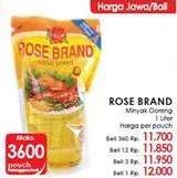 Promo Harga ROSE BRAND Minyak Goreng 1 ltr - LotteMart