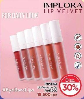 Promo Harga Implora Lip Velvet 1 pcs - Guardian