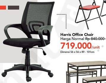 Promo Harga Office Chair Harris  - Carrefour