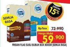 Promo Harga FRISIAN FLAG Susu Bubuk Kompleta All Variants 800 gr - Superindo