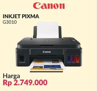 Promo Harga CANON Pixma G3010 Printer  - COURTS