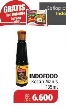 Promo Harga INDOFOOD Kecap Manis 135 ml - Lotte Grosir