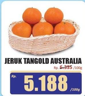 Promo Harga Jeruk Tangold Australia per 100 gr - Hari Hari