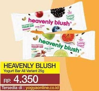 Promo Harga HEAVENLY BLUSH Tummy Yoghurt Bar All Variants 25 gr - Yogya