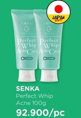Promo Harga SENKA Perfect Whip Facial Foam Acne Care 100 gr - Watsons